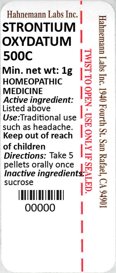 Strontium Oxydatum 500C 1g - Strontium Oxydatum 500C 1g